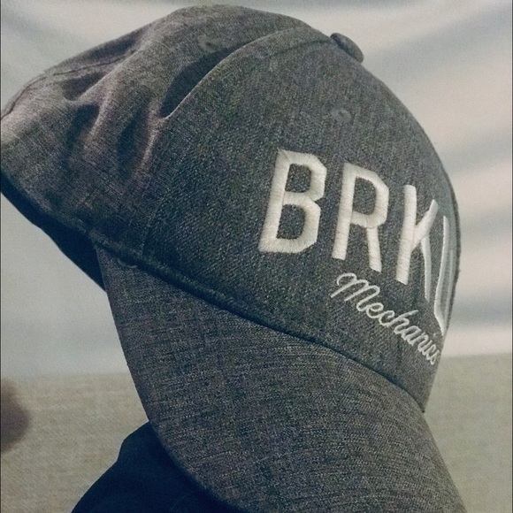 BRKLN Mechanics baseball hat - grey and sharp - Picture 2 of 8